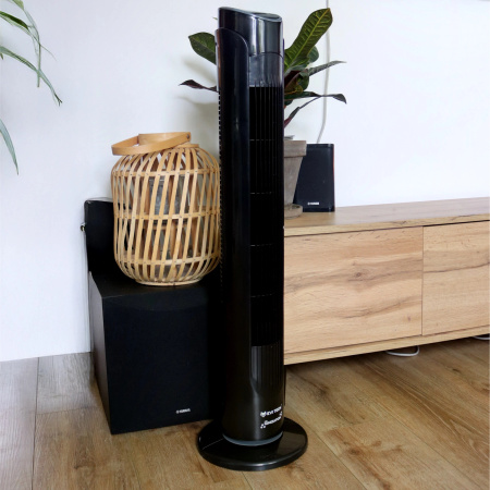 Sloupový ventilátor EVI BreezeTower32" Stojací podlahový ventilátor IONIZACE
