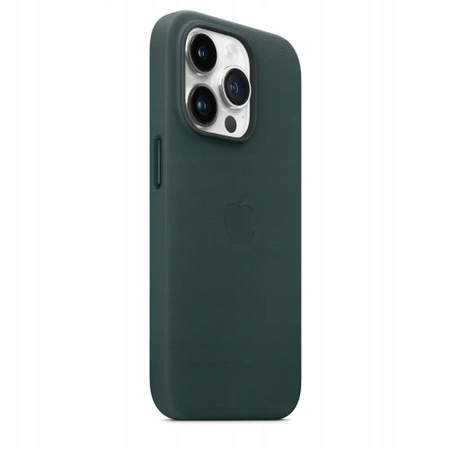 Oryginalne etui APPLE iPhone 14 Pro MagSafe Skórzane - Zielone (Forest Green) - MPPH3ZM/A