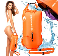 SAFETY SWIM BUOY with DRY POCKET INFLATABLE BOARD ADJUSTMENT