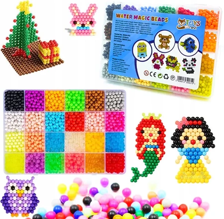 Koraliki wodne EVI KIDS MAGIC BEADS zestaw ponad 3800 sztuk