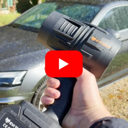Cordless Battery-Powered Blower for Leaves, Snow, and Car Drying - 1050W