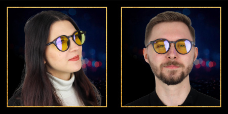 Computer Glasses Blocking 45% Blue Light ANTI BLUE LIGHT with Case