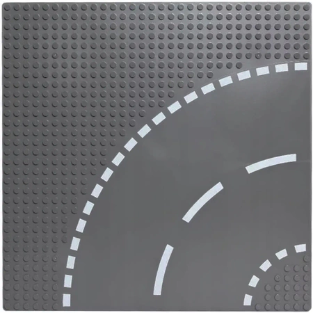 CONSTRUCTION PLATES for LEGO bricks 32x32 creative SET of 5 pieces ROAD BEND