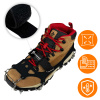RACZKI NA BUTY Turystyczne ANTYPOŚLIZGOWE Łańcuchy KOLCE Trekkingowe ETUI - 41-44 Crampons Premium
