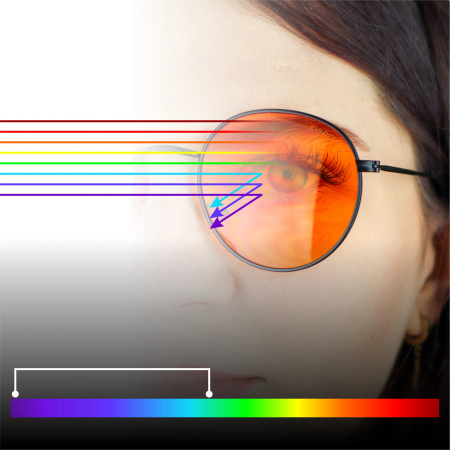 Computer Glasses Blocking 99% Blue Light ANTI BLUE LIGHT with Case