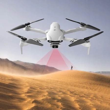 Drone EVI F10 camera 4K HD WIFI toy, hover, range 2km + 3 batteries (3x25 min)