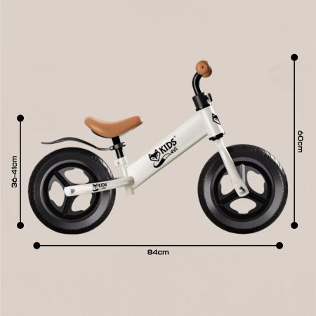 Children's Balance Bike EVI KIDS PREMIUM Lightweight & Stable up to 35kg SET