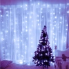 LED LIGHT CURTAIN 3x3 LAMPS 300 Christmas Tree GARLAND COLD XXL