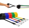 RESISTANCE BANDS EXPANDER for Exercises SET OF 5 FITNESS BANDS 100 kg + EBOOK