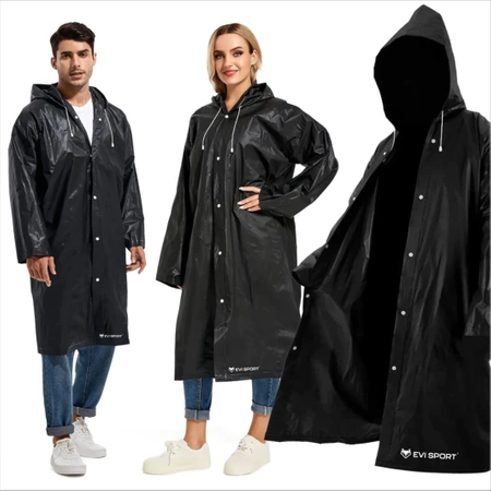 RAINCOAT WOMEN'S MEN'S Rain Poncho with HOOD