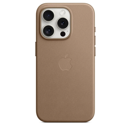 Oryginalne etui APPLE trwała obudowa iPhone 15 PRO FINEWOVEN MT4J3ZM beżowe