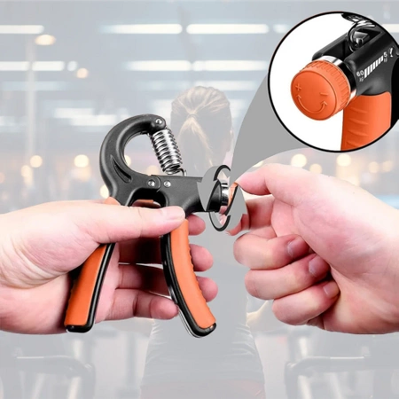 Hand gripper, PROFESSIONAL hands and arms training, adjustable, 5-60 kg