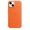 Originální kožené pouzdro APPLE iPhone 14 - oranžové (Orange) - MPP83ZM/A