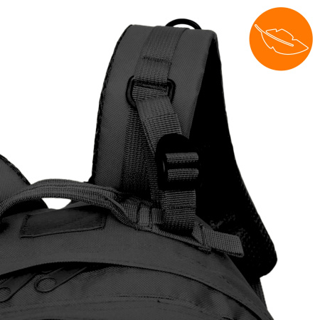 MILITARY TACTICAL BACKPACK TOURIST SPORT TREKKING FOR MOUNTAINS - BLACK