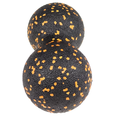 PIŁKA do MASAŻU REHABILITACYJNEGO PODWÓJNY ROLLER DUOBALL Wałek 8cm + EBOOK