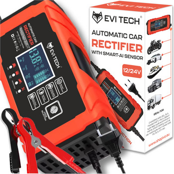 Car battery RECTIFIER 12V 24V AUTOMATIC with REPAIR function