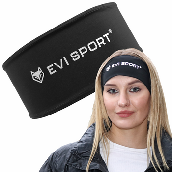 TERMOREGULAČNÍ ČELENKA NA BĚH SPORTOVNÍ ČERNÁ REFLEXNÍ EVI