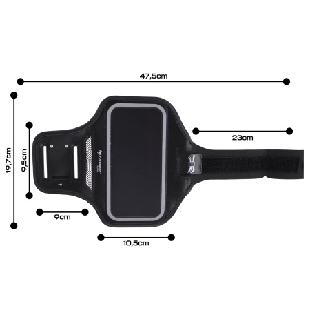ETUI POKROWIEC OPASKA NA RAMIĘ na telefon do 6.9 cala ARMBAND do Biegania