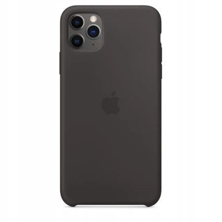 Oryginalne etui APPLE iPhone 11 Pro Silikonowe - Czarne (Black) - MWYN2ZM/A