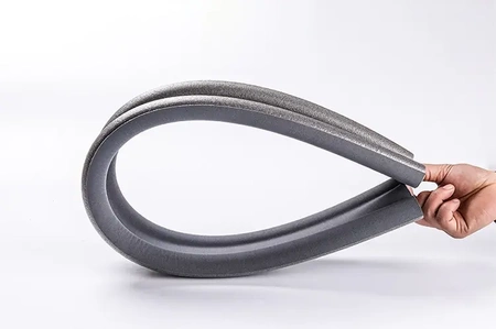 Uszczelka pod drzwi, antyprzeciągowa, pianka akustyczna 95 cm - szara