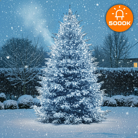 OUTDOOR CHRISTMAS LIGHTS 500 LED CHRISTMAS LIGHTS FOR CHRISTMAS TREE 35m XXL - COLD