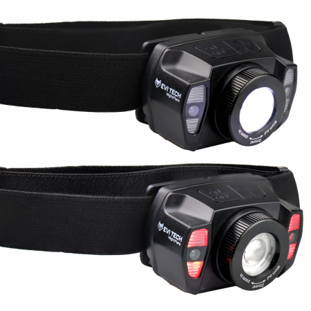 LATARKA CZOŁOWA LED Akumulatorowa Mocna CZOŁÓWKA GESTY USB NightFlare 360lm