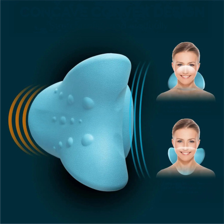 NECK PILLOW Spine Massage NECK RELAXER Relief PAIN MASSAGER EVI MEDI SERIES