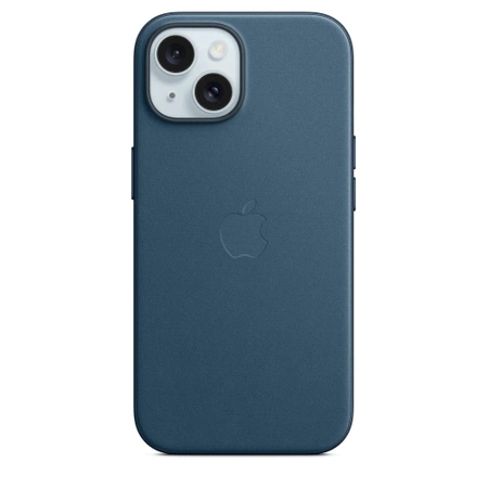 Originální pouzdro APPLE iPhone 15 FINEWOVEN - MT3G3ZM/A Modré