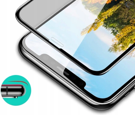 Szkło ochronne na telefon do iPhone 12 / 12 Pro na cały ekran