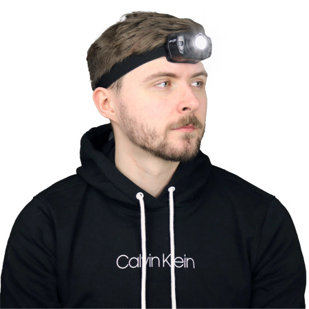 LED ČELOVKA Nabíjecí Výkonná ČELOVÁ SVÍTILNA GESTA USB NightFlare 360lm