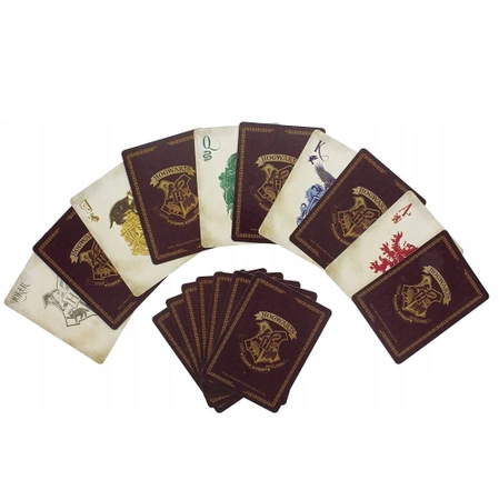 Karty do gry HARRY POTTER Hogwart + metalowe pudełko