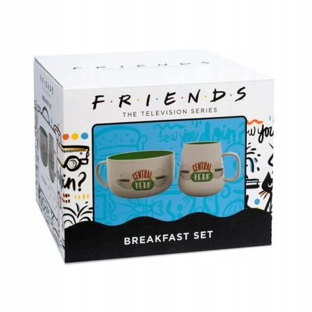 FRIENDS breakfast set cup and bowl