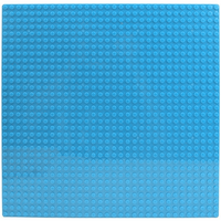 Construction board for LEGO STANDARD bricks - blue