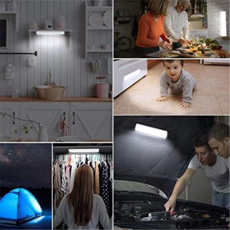 LED Lamp with Motion Sensor for Closet, Self-Adhesive Light Strip with Magnet