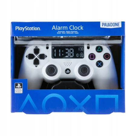 PLAYSTATION PS4 PS5 Pad alarm clock DualShock controller - white