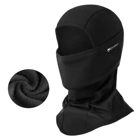 Motorbike ski balaclava universal thermoactive balaclava BLACK