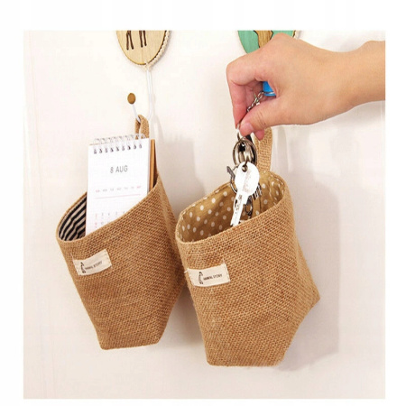 BOHO kitchen containers linen organizers set of 3 pieces
