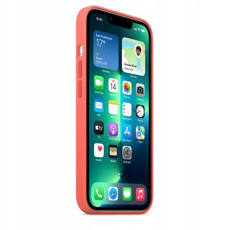 Oryginalne etui APPLE iPhone 13 Pro Silikonowe - Różowe (Pink Pomelo) - MM2E3ZM/A - zaplombowane