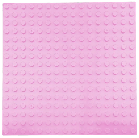 CONSTRUCTION PLATES for LEGO Duplo blocks 16x16 creative SET of 5 pieces pink