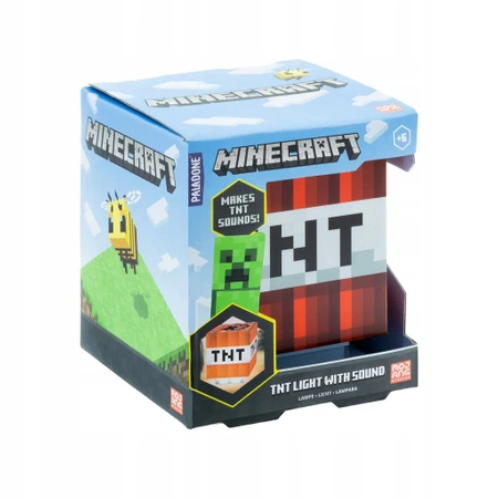 MINECRAFT TNT 3D lamp - LED lamp with sound