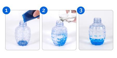 Pistole na gelové kuličky KARABIN automatická laserová souprava DESERT EAGLE CS