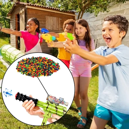 Kulki żelowe naboje do Pistoletu i Karabinu 7-8mm - WIELOKOLOROWE 22000 szt