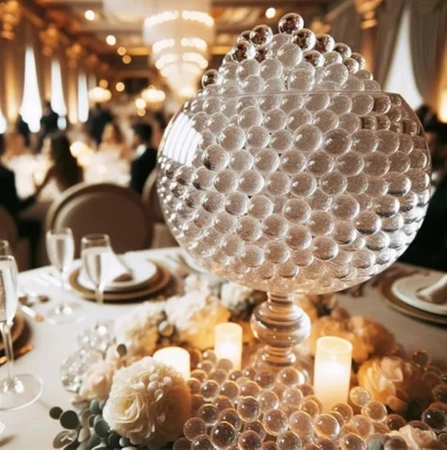 HYDROGEL GROUND Balls for flowers - colourless 50000 pieces