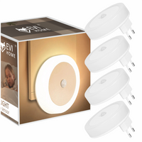 LED night light for contact with the twilight motion sensor SET of 4 pieces