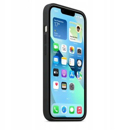 Oryginalne etui APPLE iPhone 13 Silikonowe - Czarne (Midnight) - MM2A3ZM/A - nowe, otwarte opakowanie