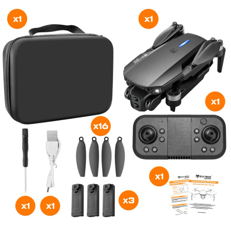 TOY DRONE FlyPro2X ADJUSTABLE 2 CAMERAS BRUSHLESS MOTORS 30min WIFI