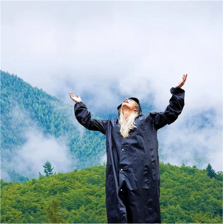 RAINCOAT WOMEN'S MEN'S Rain Poncho with HOOD