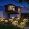 Outdoor garden solar LED fireworks dandelion lamp FIREWORKS 90 LED - set of 10 pieces