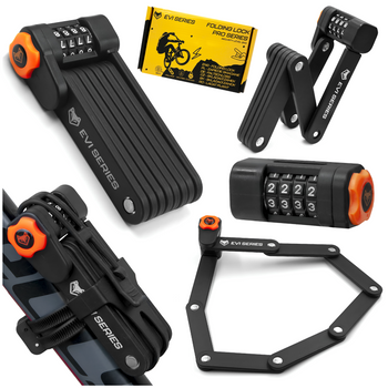 EVI BIKE folding bike chain - 830/5V combination lock