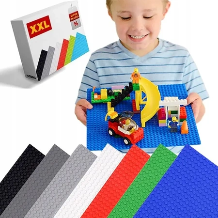 PŁYTKI KONSTRUKCYJNE do klocków LEGO 32x32 XL kreatywny ZESTAW 5 sztuk niebieskie